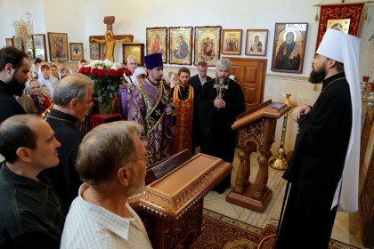 Престольный день в Крестовоздвиженском храме Горловки